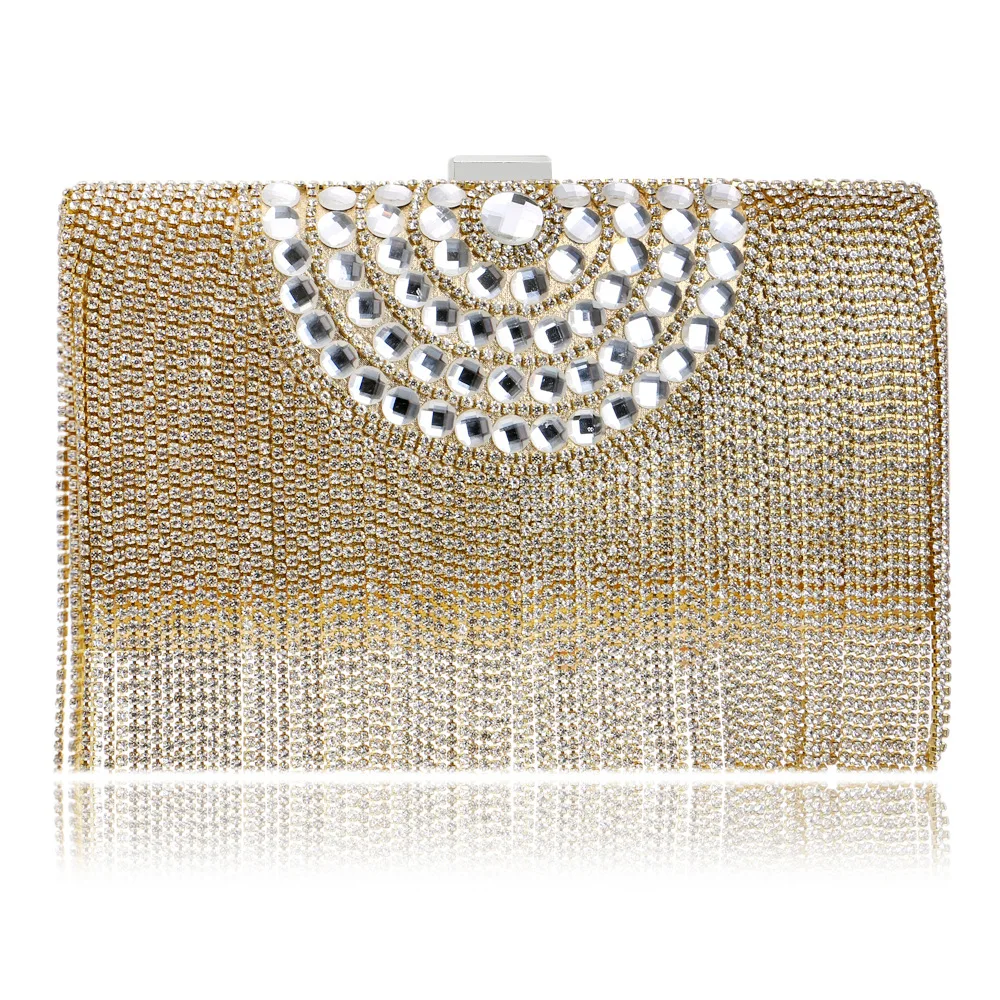 

2018 Surplus Power New Style Europe And America Luxury Banquet Bride Clutch Exquisite Women's Party Tassels Evening Bag
