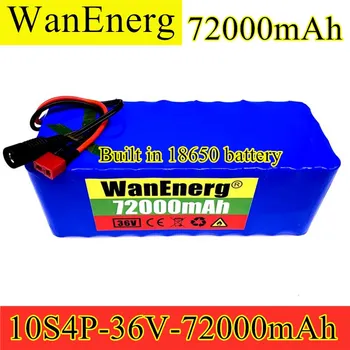 

18650Battery 36V 10S4P 72Ah 600W High power&capacity 42V lithium battery pack ebike electric bicycle motor scooter with 20A BMS