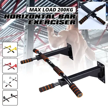 

SGODDE Door Horizontal Bars Steel 200kg Home Gym Workout Chin push Up Pull Up Training Bar Sport Fitness Sit-ups Equipments