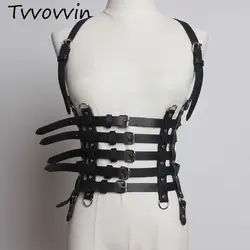 Tvvovvinin 2019 новый осенне-зимний PU кожаный черный бандаж сплит-шарнир индивидуальный ремень Женская мода Tide универсальная C701