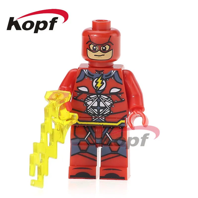 559 20Pcs No Box 20 шт. Супер Герои Желтый Черный Красный флэш Человек-паук Vemon Супермен Кирпичи Строительные блоки игрушки для детей подарок KF8020 - Цвет: 559 20Pcs No Box