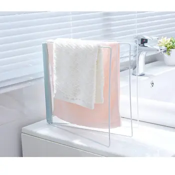 

Collapsible Vertical Three-Link Folding Bathroom Towel Kitchen Rag Drying Rack Desktop Vertical Holders Home Storage Racks