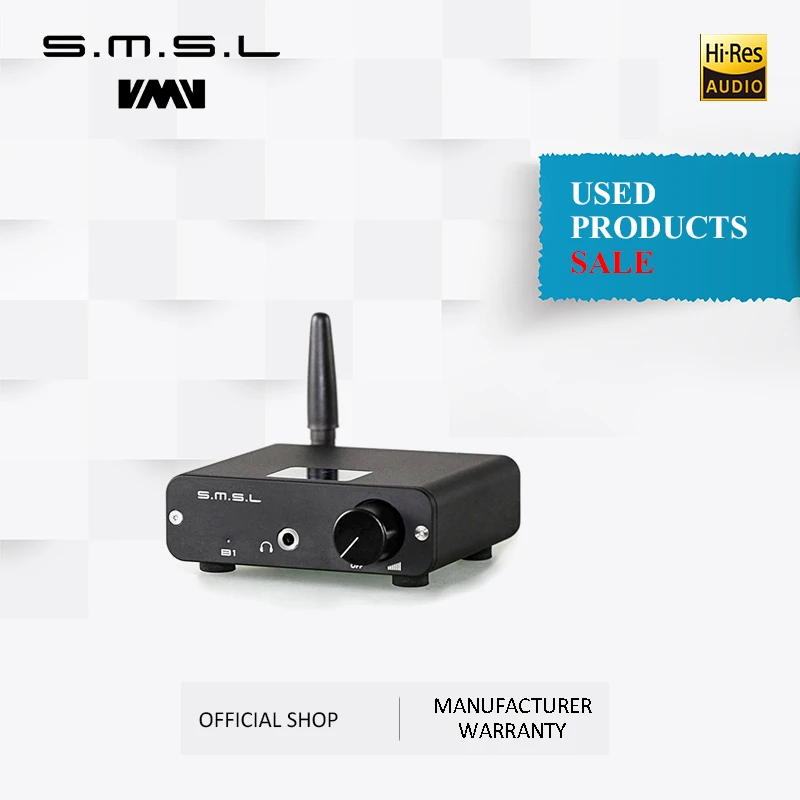 Б/у товары SMSL B1 HiFi стерео аудио BT DAC приемник NFC оптический коаксиальный цифровой