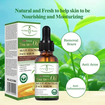 

Face serum Tea Tree Essential Oil Anti-wrinkle Extract Acne Removal Scars Marks Treatment Essential Oil for Any Skin Care