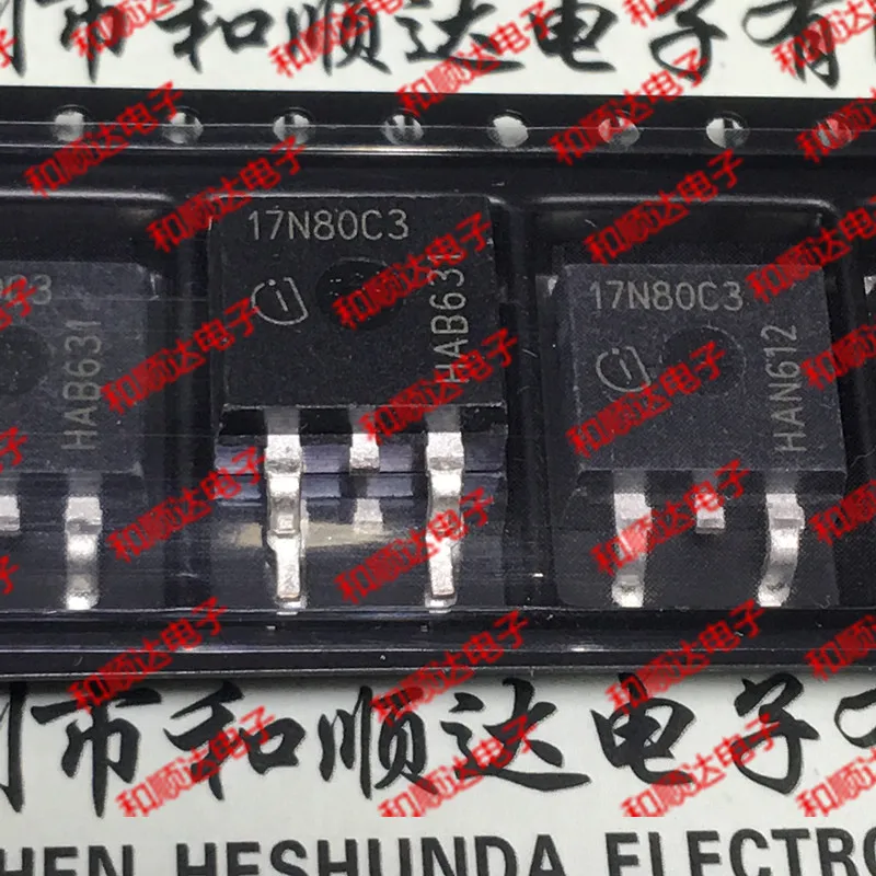 5 шт./SPB17N80C3 17N80C3-263 800V 17A TO263
