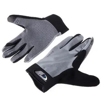 

Outdoor Winter Sports Gloves Running Gloves Silicone Anti-slip Full Finger Gloves Touch Screen Riding Jogging Hiking Skiing