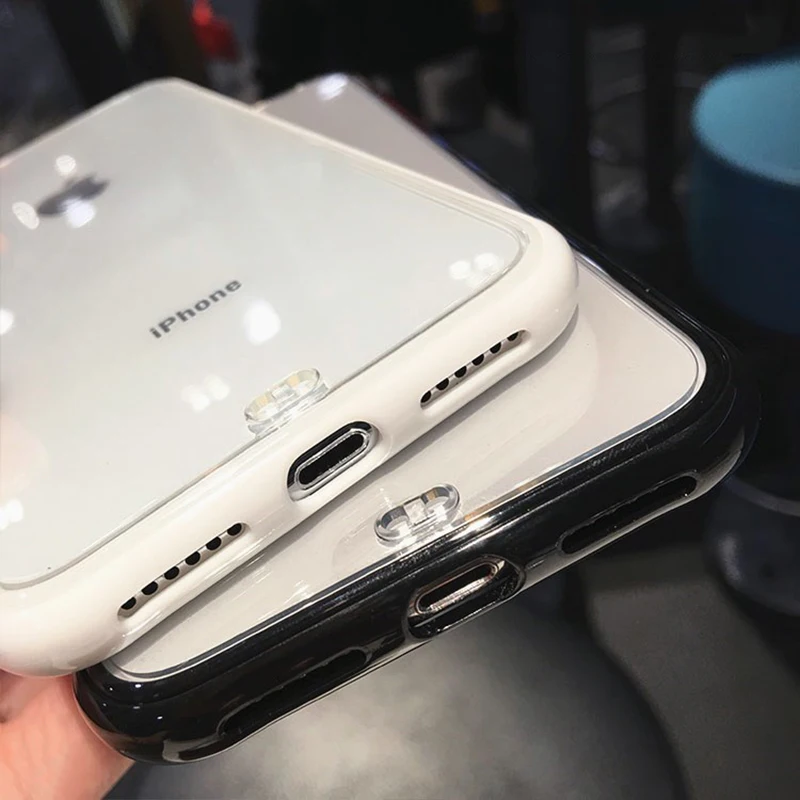 Противоударный бампер прозрачный силиконовый чехол для телефона для iPhone 11 Pro X XR XS Max 8 7 6 6S Plus прозрачный мягкий ТПУ задний Чехол