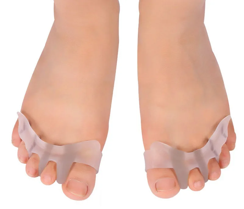 

Silica Gel Hallux Valgus Toe Separator Fingers Separator Toe Fixed Device Toe Separator Silica Gel Thumbstall