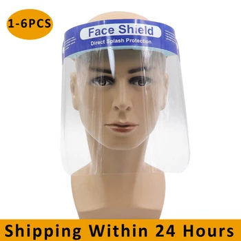 

10Pcs Mask Safety Face Shield Replaceable Full Protective Transparent Visor Protection Anti Splashr Dust Proof mascarilla filter