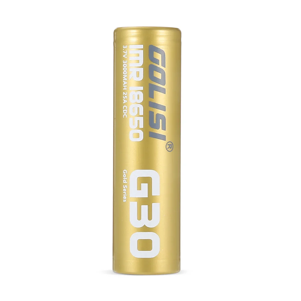 Горячий-Golisi 2Pcsg 30 3,7 V/3000 Mah 18650 литий-ионный перезаряжаемый батарея 25A Cdc высокое слив Imr для электронной сигареты Солнечный свет