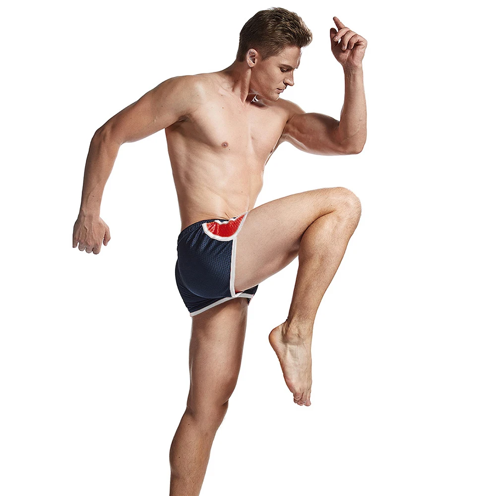 AIMPACT Mens Running Shorts Mesh Retro Gym Workout Athletic Booty Shorts with Liner (41)