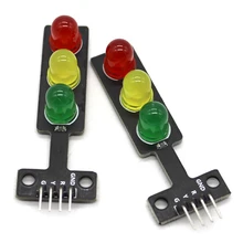 Светодиодный светильник для дорожного движения, модуль 5 В, цифровой сигнал, выход, обычная яркость, 3 светильник, отдельный контроль