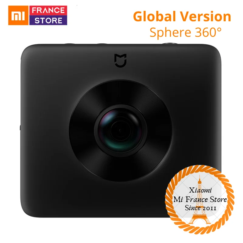 Камера Xiaomi Mi Sphere 360 глобальная версия панорамная камера Mijia Спортивная Экшн Ambarella
