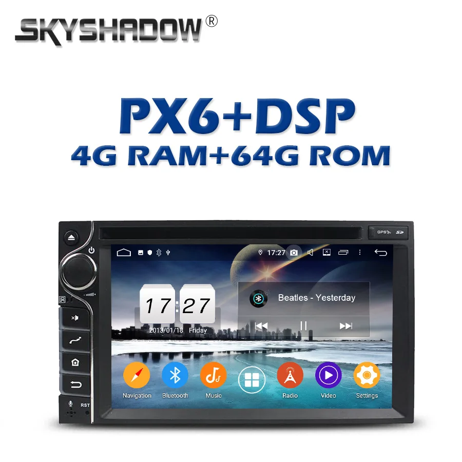 DSP TDA7851 Android 10 4 Гб ОЗУ 8 ядер автомобильный dvd-плеер GPS карта Navi RDS радио диск AUX MIC wifi