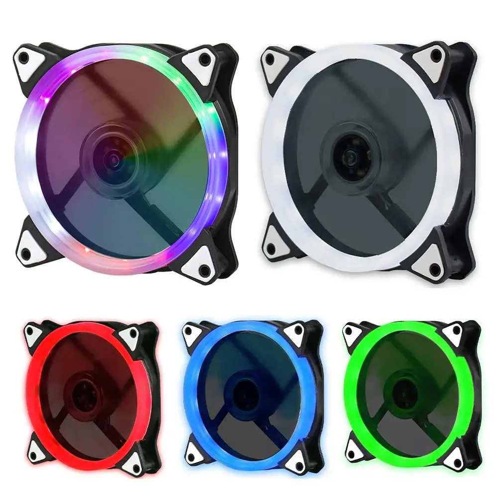 120 мм компьютерный охлаждающий вентилятор RGB PC чехол радиатора регулируемый