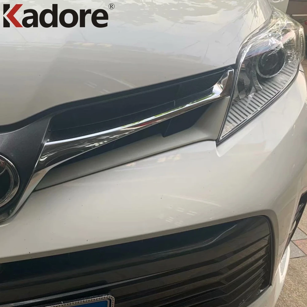 Для Toyota Sienna 2019 2020 хромированный Стайлинг передний бампер решетка украшение литье