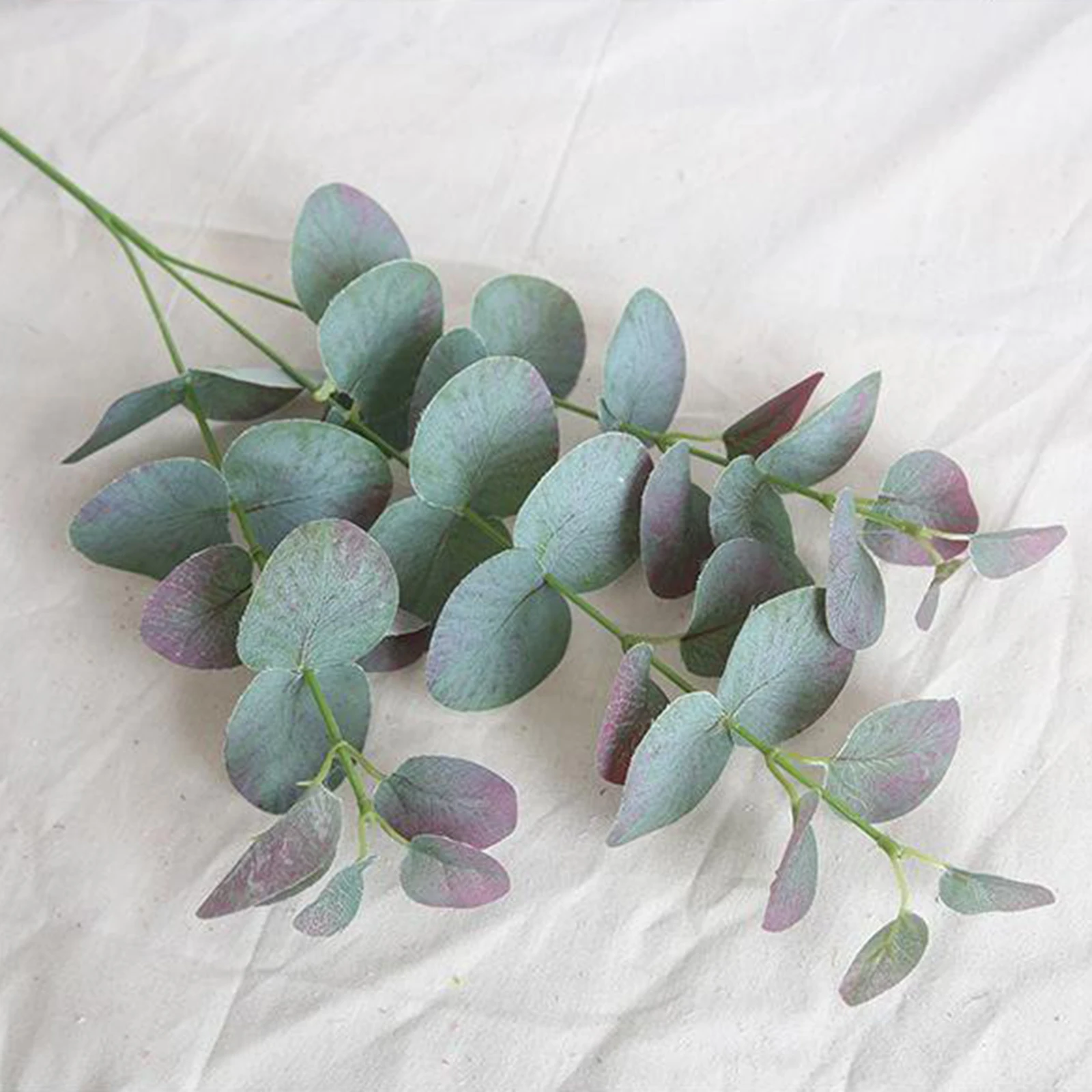 Faux Eucalyptus Stems, Artificial Eucalyptus Greenery for Wedding, Bouquet, Centerpiece Home Decor, Green