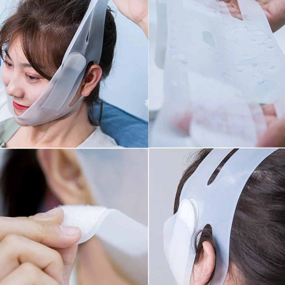 V face Stickers Face Artifact Lift Face Mask 4D Face Paste Hydrogel Mask Firming Thin Masseter Slimming Bandage Peel-off Mask