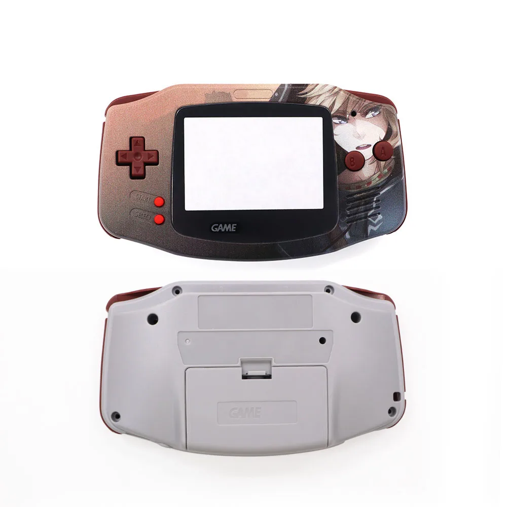 New DIY Customized GBA UV Printed Shells Case With Buttons Suitable For GAMEBOY Advance IPS LCD Housing - ANKUX Tech Co., Ltd