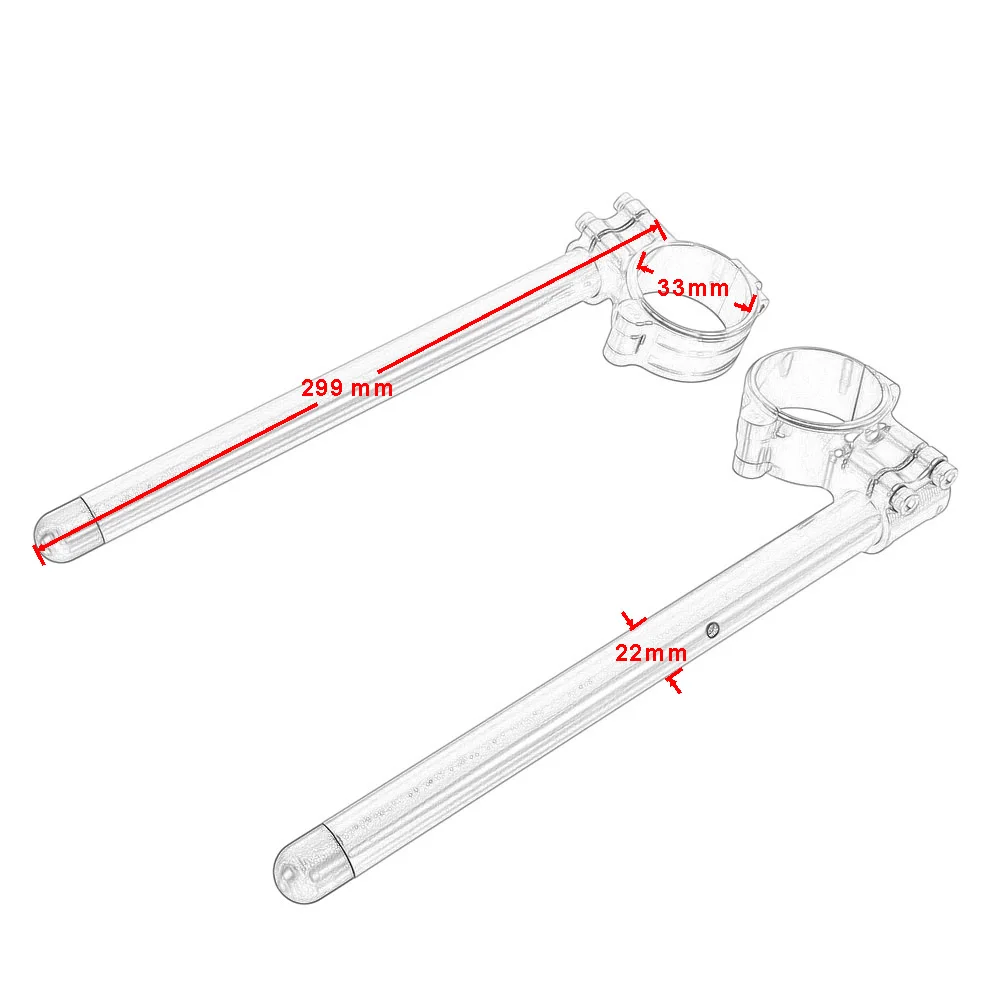 33 мм мотоциклетный зажим на руль с 7/" трубками для Honda CM400A автоматический/CM400C на заказ/CM400E экономичный/CM400T двойной 1979-1981