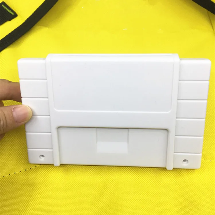Сменный картридж для игр белого цвета пластиковый корпус игровой карты NTSC SNES 16