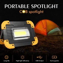 Открытый Мульти кинетический энергетический прожектор, светильник 5 в 30 Вт COB, портативный светодиодный светильник для работы на открытом воздухе, походный светильник, Водонепроницаемый аварийный светильник