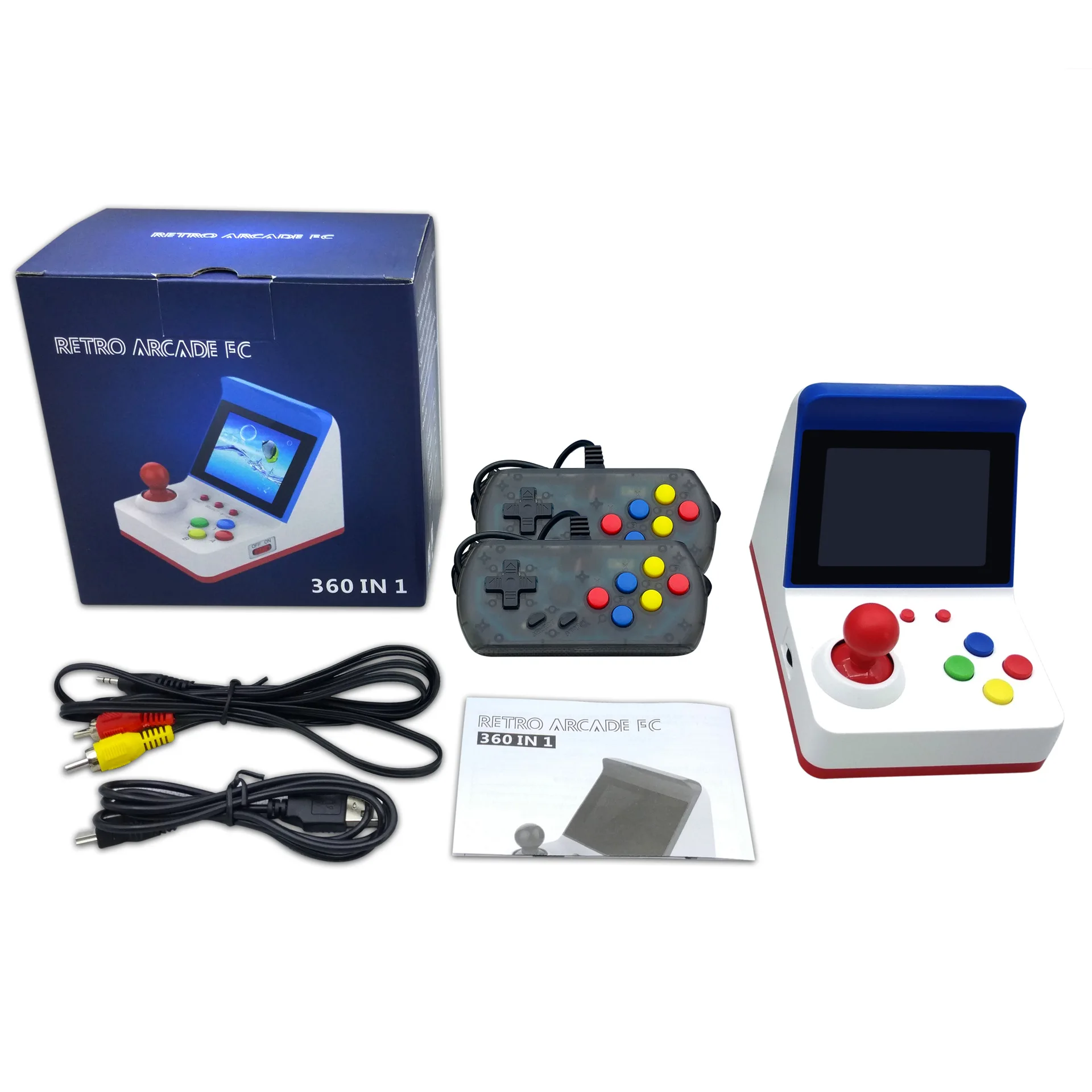 

Cross Border for A6 Retro Mini FC Game Arcade NES Built-in 360-Double Handle Arcade