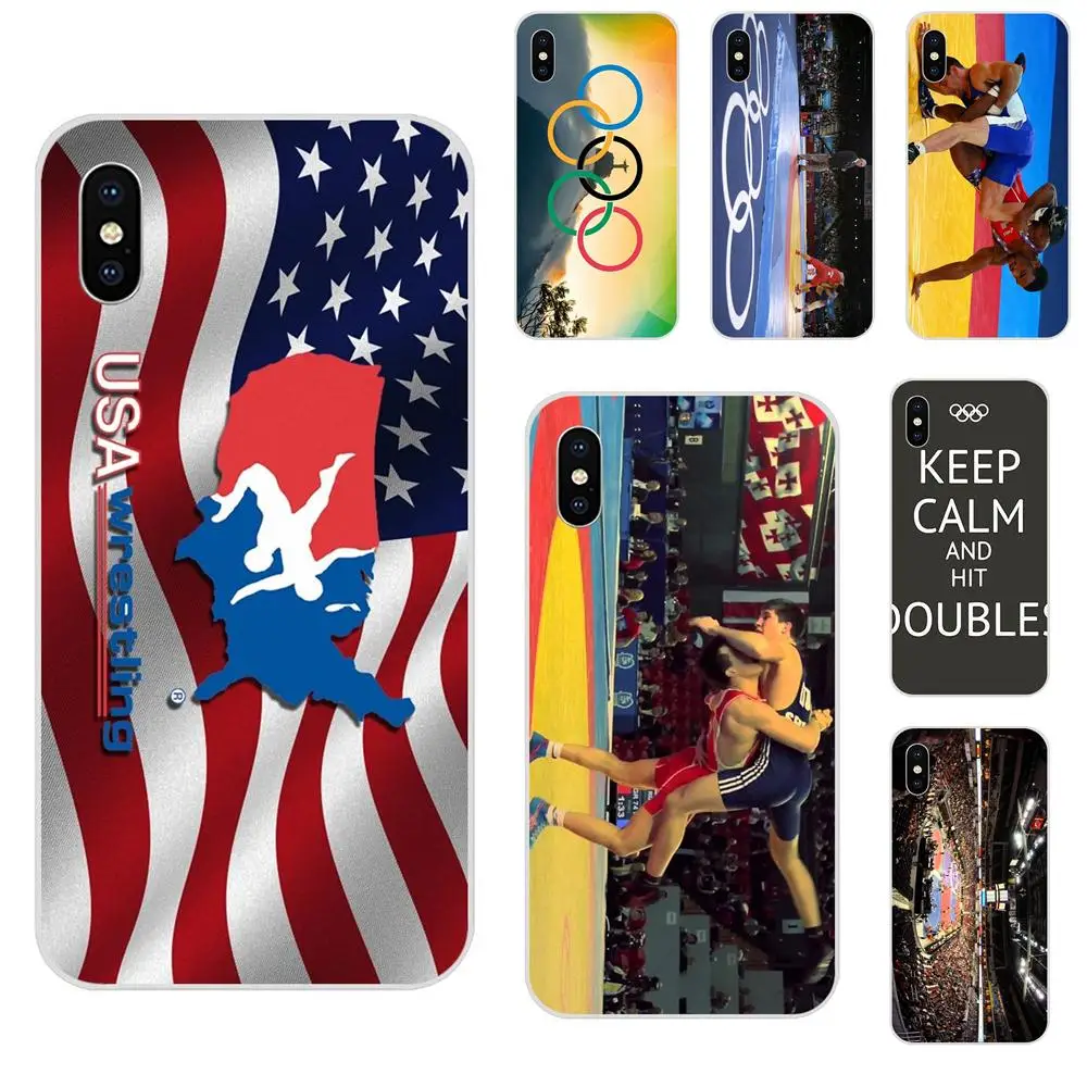 

Soft TPU Screen Protector For Apple iPhone X XS Max XR 4 4S 5 5C 5S SE 6 6S 7 8 Plus Save Olympic Wrestling