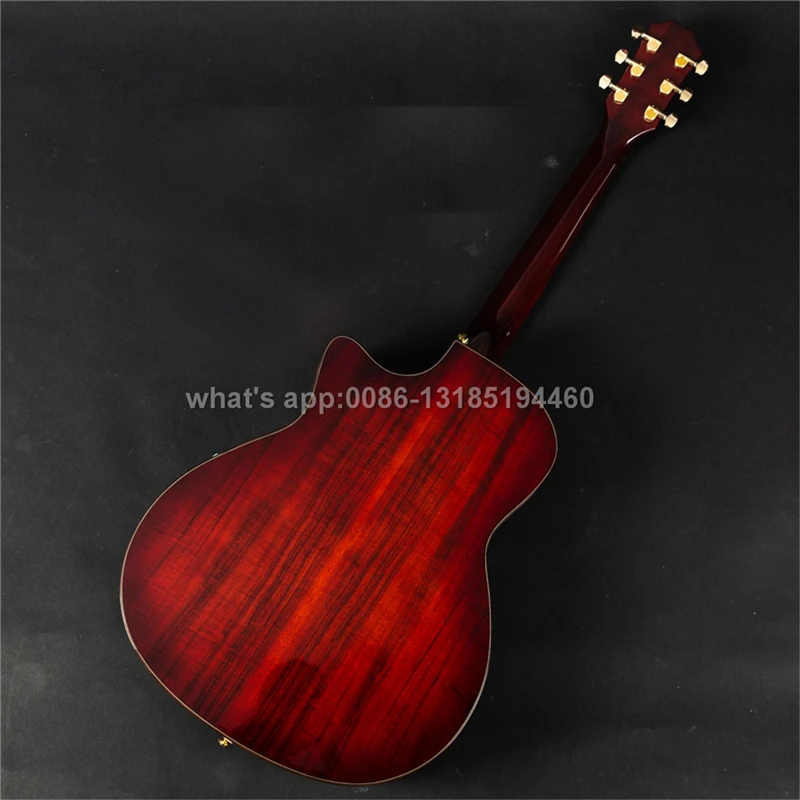 K24CE solid koa деревянная акустическая гитара, акустическая гитара, акустическая электрогитара s