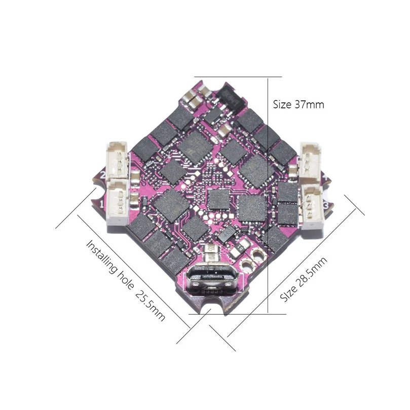 

Hot Supra F4 12A V1.0 F411 F4 AIO Flight Controller with OSD BEC & 12A BL_S 2-4S 4In1 ESC for RC Drone FPV Racing