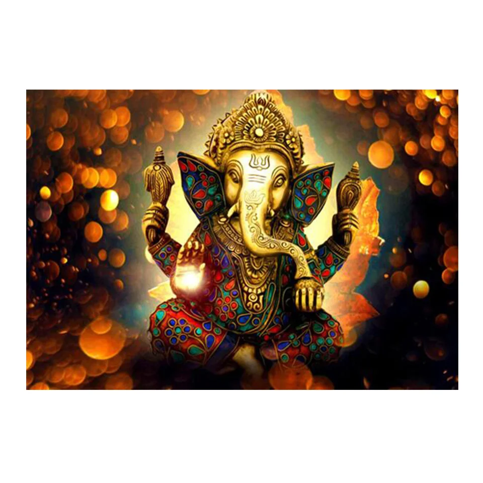 5D DIY алмазная живопись Ganesha мозаика вышивка крестиком индийские идолы Стразы