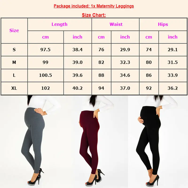 Pregnancy Clothes Pants Pregnant Women Maternity Leggings Solid Ladies Warm Support Belly Trousers