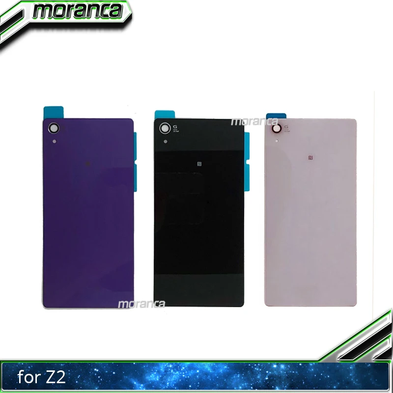 

Back Cover for Sony Xperia Z2 D6543 L50W D6503 Rear Glass Housing Cover Back Battery Case Door Chassis Chasis Repair Parts