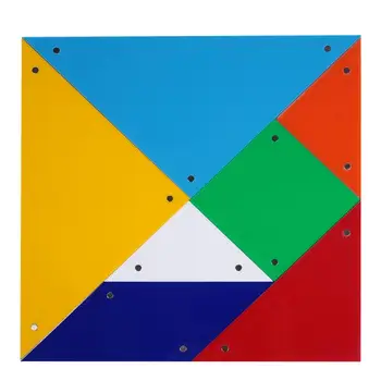 

1 Set of 7Pcs Tangram Puzzle Funny Puzzle Educational Plaything for Learning