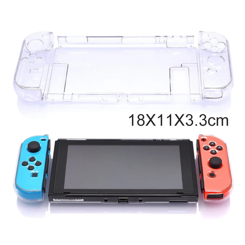 Clear Shockproof Full Protective CaseFor Nintendo Switch Game Console Protectors Compitable For Nintedo Switch Hard Cover