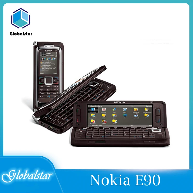 Восстановленный Оригинальный Мобильный телефон Nokia E90 3G GPS Wifi 3 2 МП смартфон