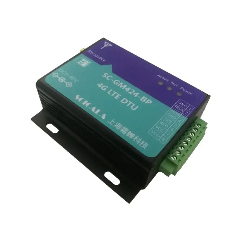 4G DTU поддерживает 232/485 последовательный порт к 4gSC-GM424 Прозрачная передача dtu