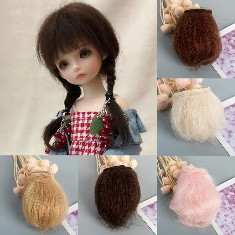 mohair doll hair,wig for dolls100 natural mohair hair line Dolls