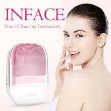 Xiaomi Youpin inFace звуковая щетка для глубокого очищения лица Водонепроницаемый Ультра звуковой Массажер для кожи для IPX7 Силиконовое очищающее устройство