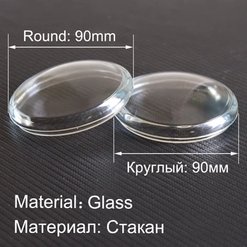 

2pcs 90mm Round Fog Lights Lamps Glass Cover Shade For Nissan Xterra Pathfinder R51 Navara D40 Note E11 MPV