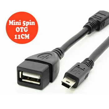 

300pcs Mini USB B 5pin Male to USB2.0 A Female Data Sync Charge OTG Cable For MP3 MP4 Cell Phone