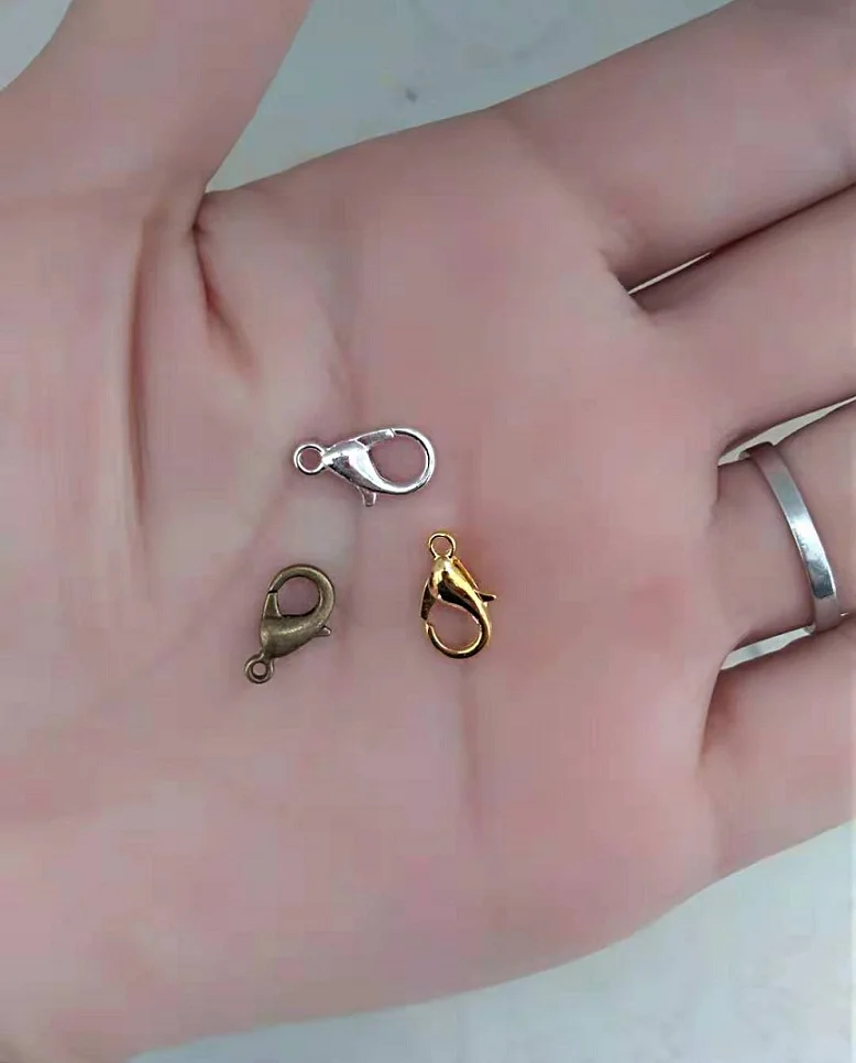Старинные бронзовые застежки Омаров небольшой diy 502# серебристые, золотые весенние Waterdrop пустой smoth металлические ювелирные изделия выводов 12 14 10 мм 100 шт