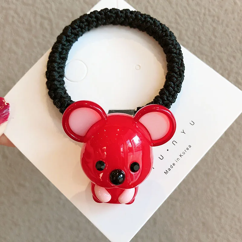 Милые цветные эластичные резинки для волос с коалой из мультфильма для девочек, повязка на голову с конским хвостом, резинки для волос, резинки для волос, Детские аксессуары для волос
