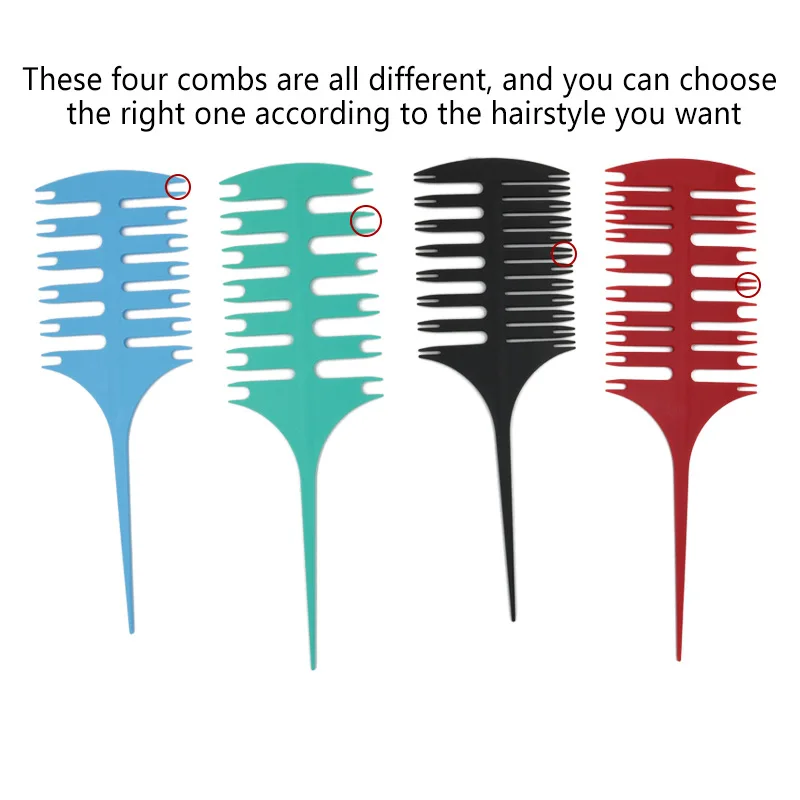 4 шт./компл. профессиональная расческа для волос парикмахерских большая масляная