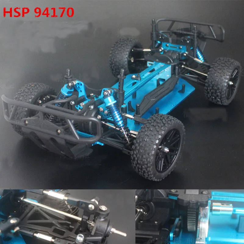 HSP 94170 Автомобильная рама бесщеточная версия 1/10 с 4 колесами RC Гусеничный пустой