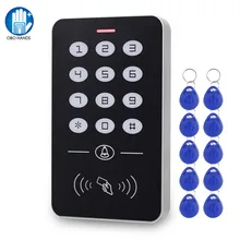 Рождество RFID контроля доступа клавиатуры пластиковые управления Лер считыватель программист 1000 пользователей пароль с 125 кГц EM ID брелки карты