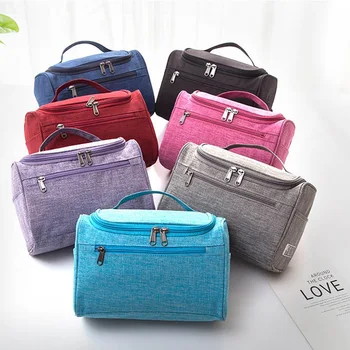 

1 PC Wash Bag Large Capacity Cosmetic Toiletry Storage Bag Portable Travel Cosmetic Bag Business Wash Organizer Handbag Dropship