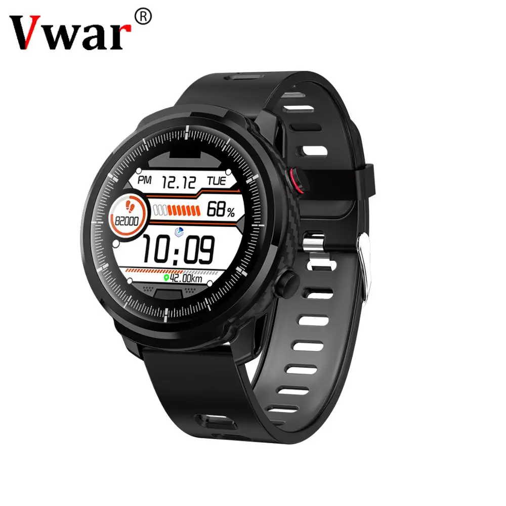 Vwar L3 Смарт-часы для мужчин IP68 Водонепроницаемый фитнес-трекер для измерения сердечного ритма сообщения напоминание о погоде несколько спортивных смарт-часов L5 Q