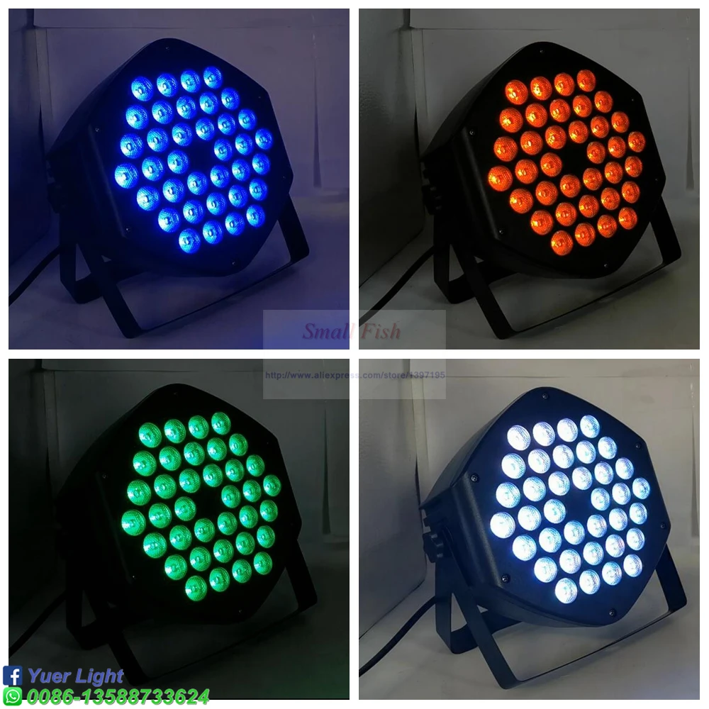 Светодиодный стробоскоп 36x3 Вт DJ светодиодный RGB UV Par Светильник s RGB 3в1 моющийся диско-светильник DMX контроллер эффект для малого Paty KTV сценический ночной Светильник