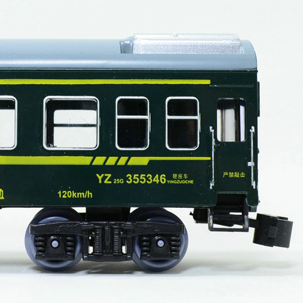 Модель 1:87 игрушечный поезд YZ25G пассажирский автомобиль локомотив дизельная